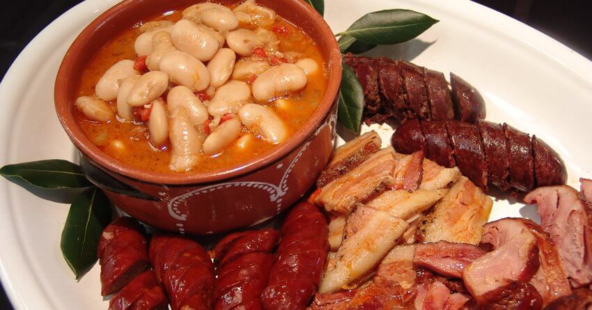 Fabada asturiana pasulj na španski način