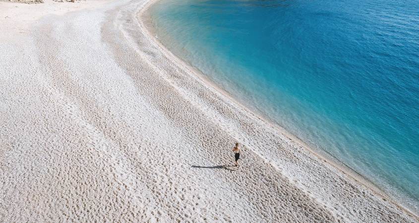 Plaža Milos na Lefkadi.