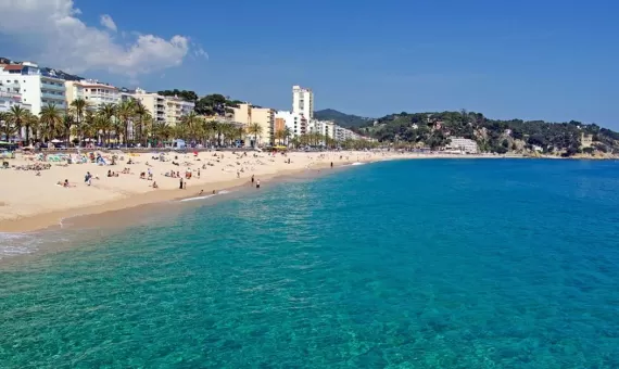 Ljoret de Mar leto plaža