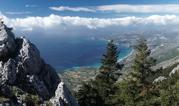 Vidikovci Kefalonija planina Ainos pogled
