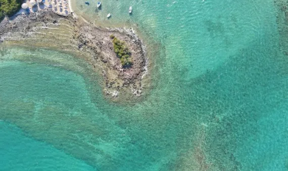 pogled na Lihadonisiu iz vazduha