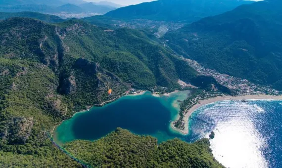 plaža u Turskoj pogled iz vazduha