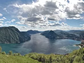 Jezero Lugano u Švajcarskoj