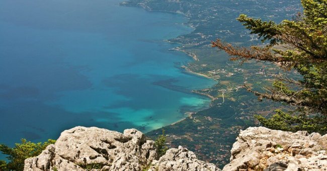 Planina Ainos Kefalonija vidikovac