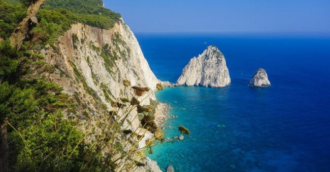 Krit sredozemno more obala i izgled ostrva