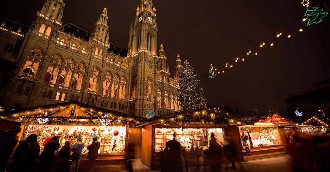 Rathaus Christmas Market u Beču
