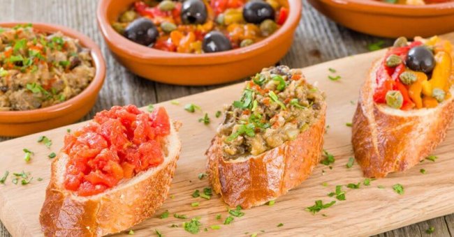 Spansko predjelo - tapas pred večeru